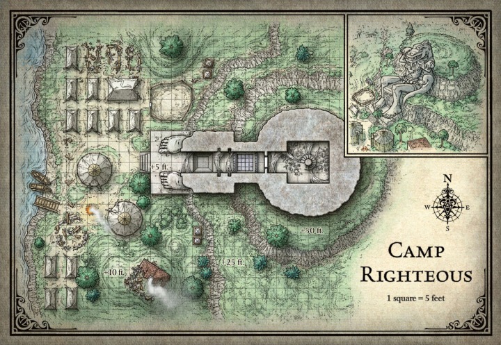 Camp Righteous PC Map