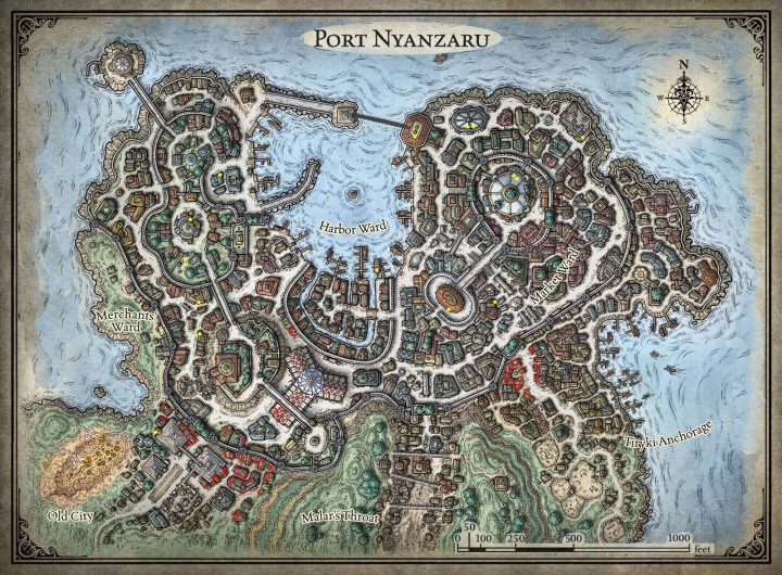 Port Nyanzaru Plague Map ToA
