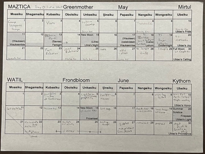 ToA Calendar May-June
